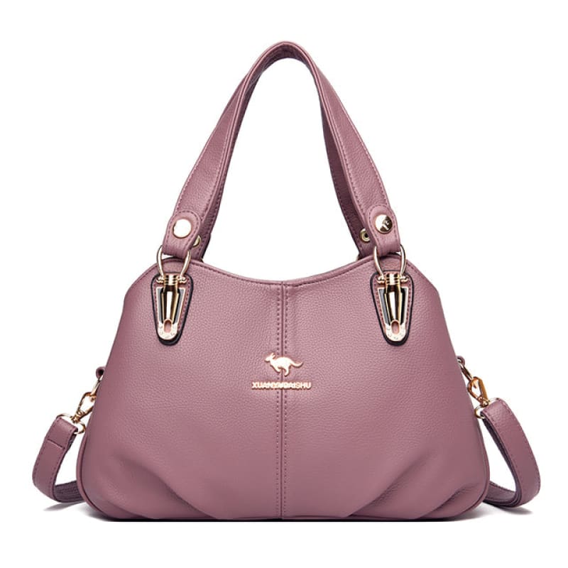 bolsa feminina transversal média, rosa