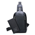 Bolsa masculina transversal tipo mochila - Porto Galem- Com frete grátis