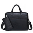 Pasta executiva masculina em couro transversal - Porto Galem- Com frete grátis